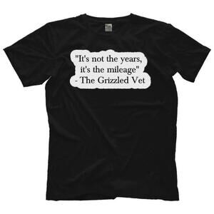 Not Years Its Miles Indie Music Fan Gift Retro Graphic Unisex T-Shirt